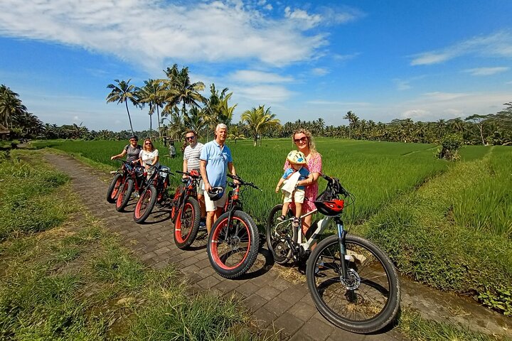 morning cycling around ubud village